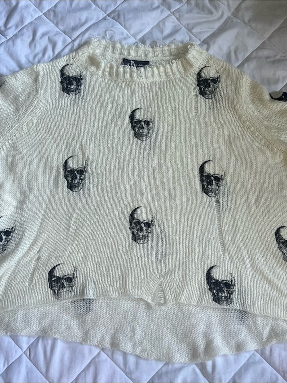 Wooden Ships Cream Cozy Open-Knit Sweater